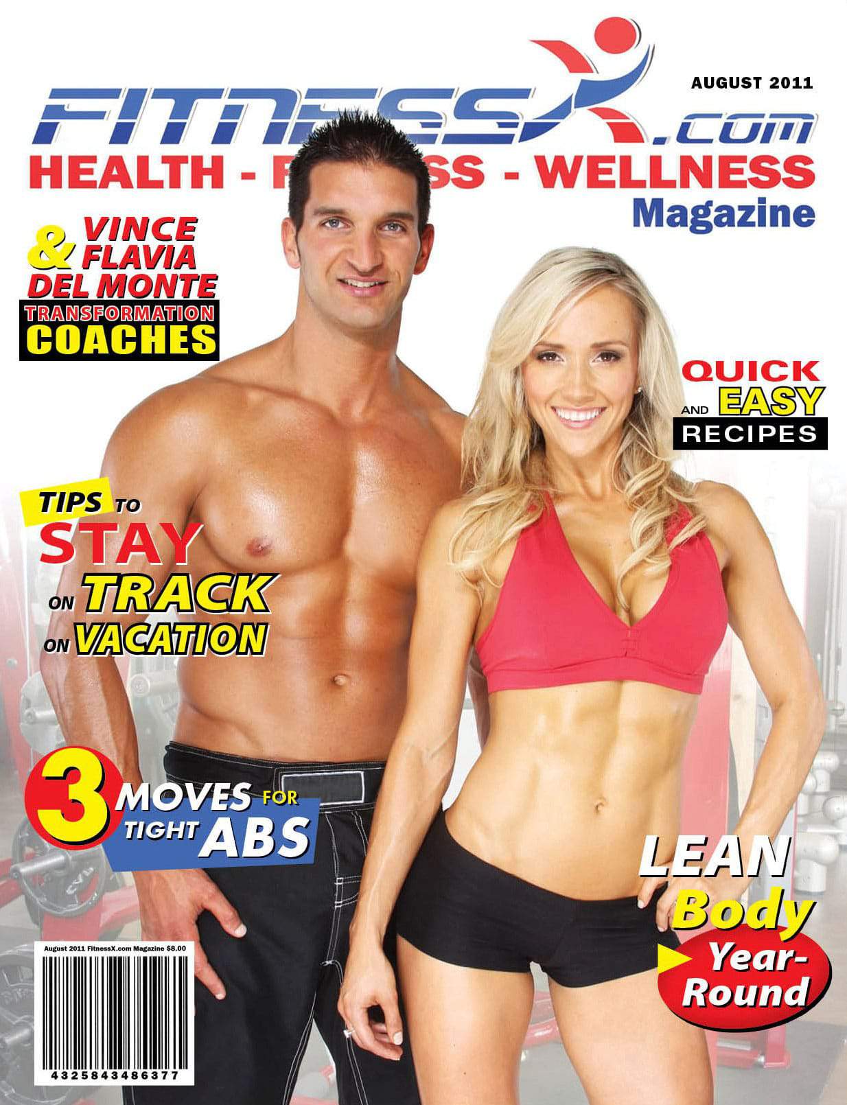 FitnessX Magazine Cover