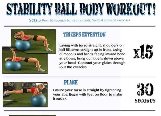 Fitness Tip Tuesday – At Home Stability Ball Workout