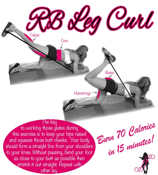 Resistance Band Leg Curl for a Sexy Bottom (Fitness Tip