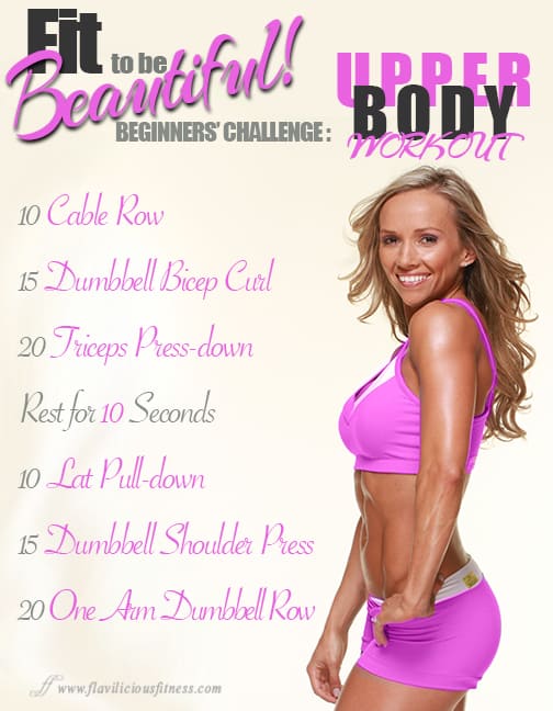 Workout Wednesday - Upper Body Workout • Flavilicious Fitness