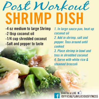 Post-Workout Coconut Shrimp Dish Recipe