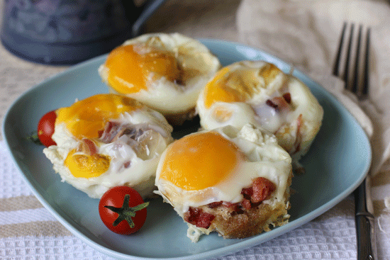 Bacon & Egg Cups Recipe
