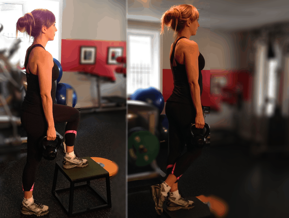 Kettlebell Step-Up (Fitness Tip Tuesday)